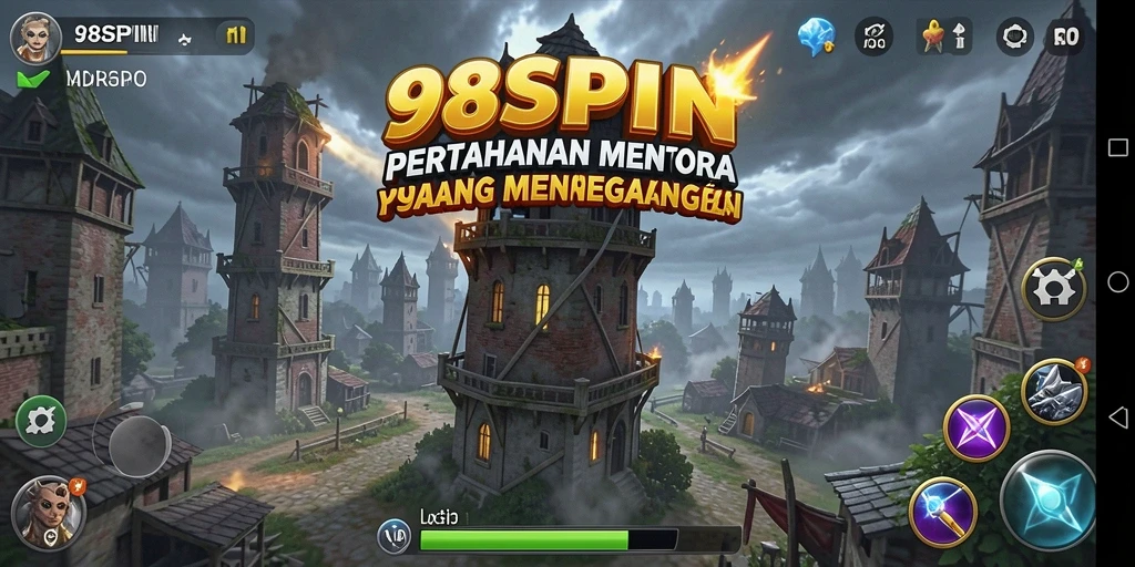 Gameplay menakjubkan dalam Tower Defense dengan strategi menara yang cerdas.