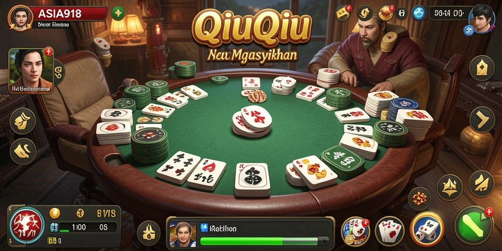 Screenshot gameplay QiuQiu di ASIA918 yang menarik.