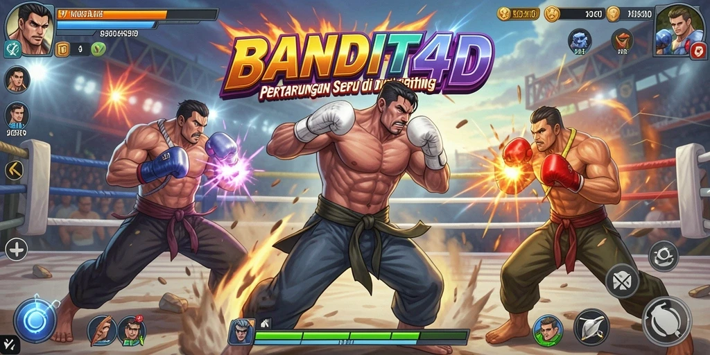 Gameplay seru dan intens di BANDIT4D dengan karakter yang beragam.