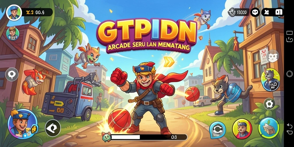 Tangkapan layar GTPIDN menampilkan gameplay seru dan penuh aksi.