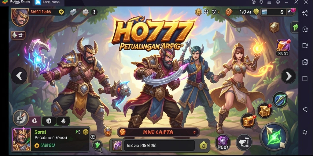 Tampilan menarik dari gameplay HO777 ARPG yang menegangkan.