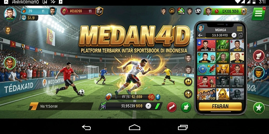 Tampilan utama gameplay <strong>MEDAN4D</strong> dengan opsi taruhan langsung.