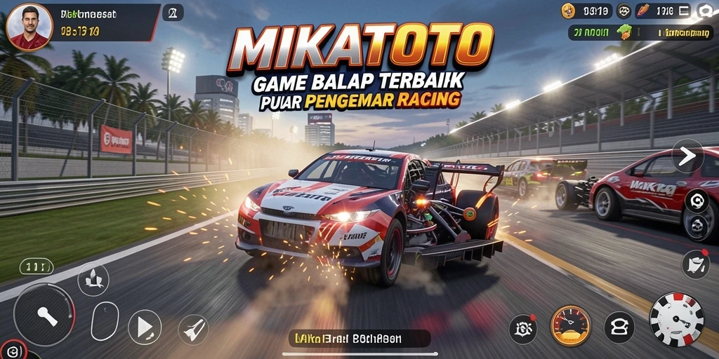 Tampilan gameplay Racing yang menegangkan di MIKATOTO.