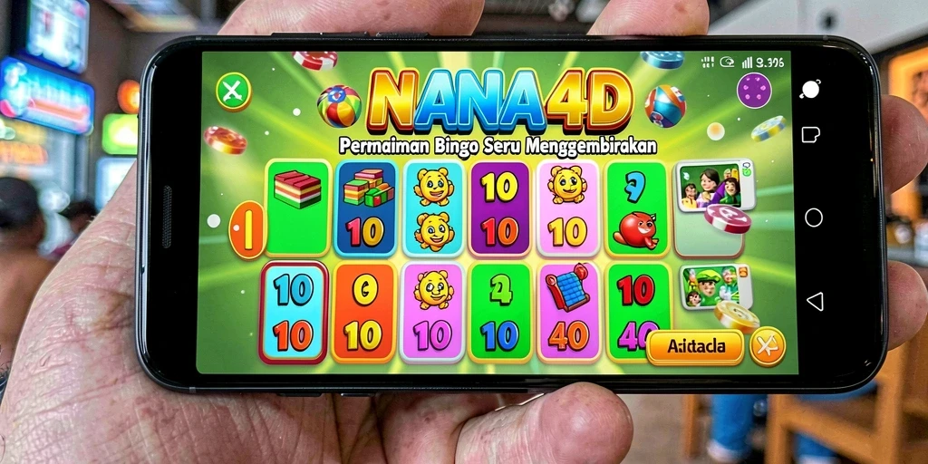 Tampilan gameplay NANA4D yang menarik saat bermain Bingo.