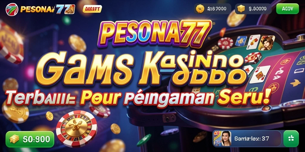 Screenshot PESONA77 yang menampilkan gameplay Kasino yang menarik dan interaktif.