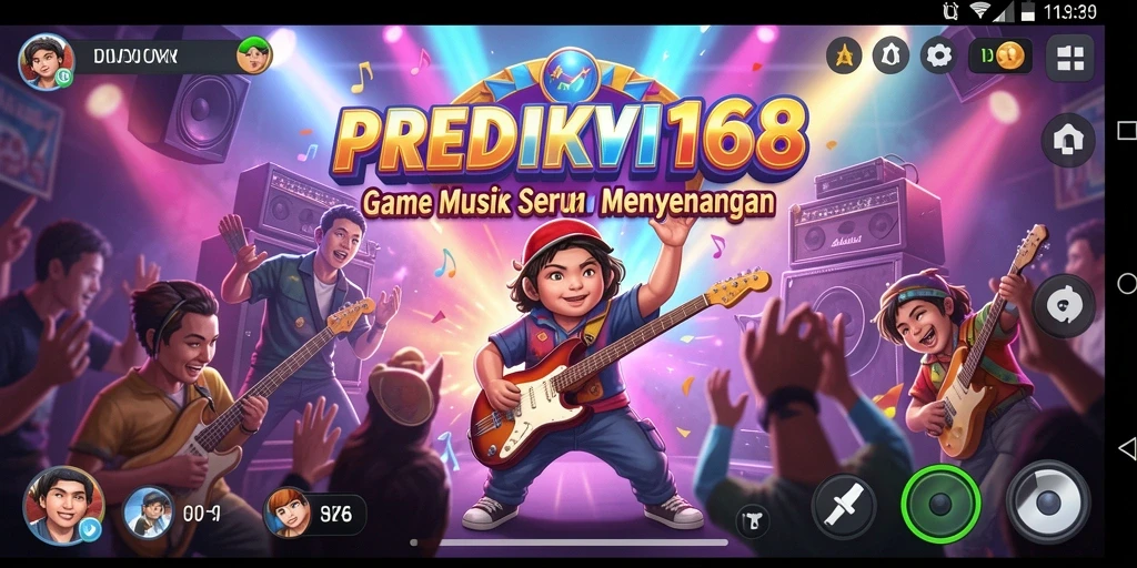 Tampilan gameplay menarik dalam PREDIKSI168 dengan berbagai lagu.