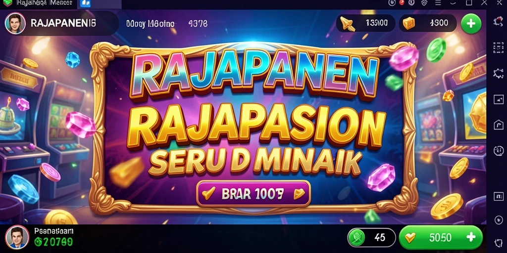 Tampilan gameplay menarik dari RAJAPANEN saat memutar Slot.