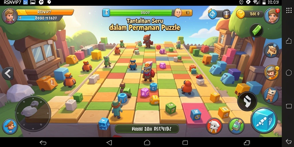 Screenshot RSNVIP7 menampilkan gameplay Puzzle yang menarik dan menantang.
