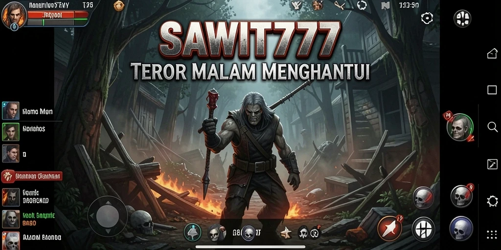 Tampilan gameplay SAWIT777 menampilkan suasana Horror yang mencekam dan grafik berkualitas tinggi.