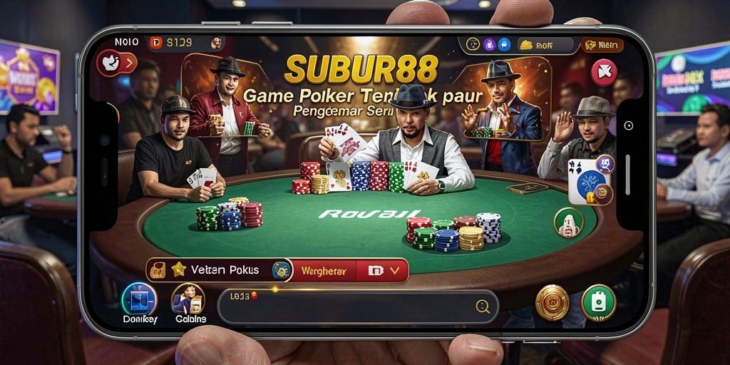 Tangkapan layar SUBUR88 menampilkan gameplay Poker yang menarik dan interaktif.