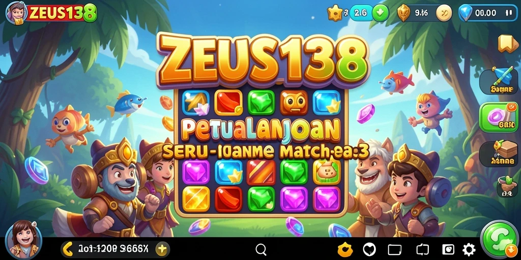 Gameplay seru dengan kombinasi warna-warni di ZEUS138.